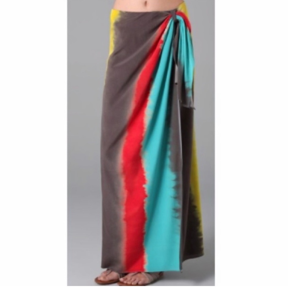 Alice + Olivia silk maxi skirt XS- S